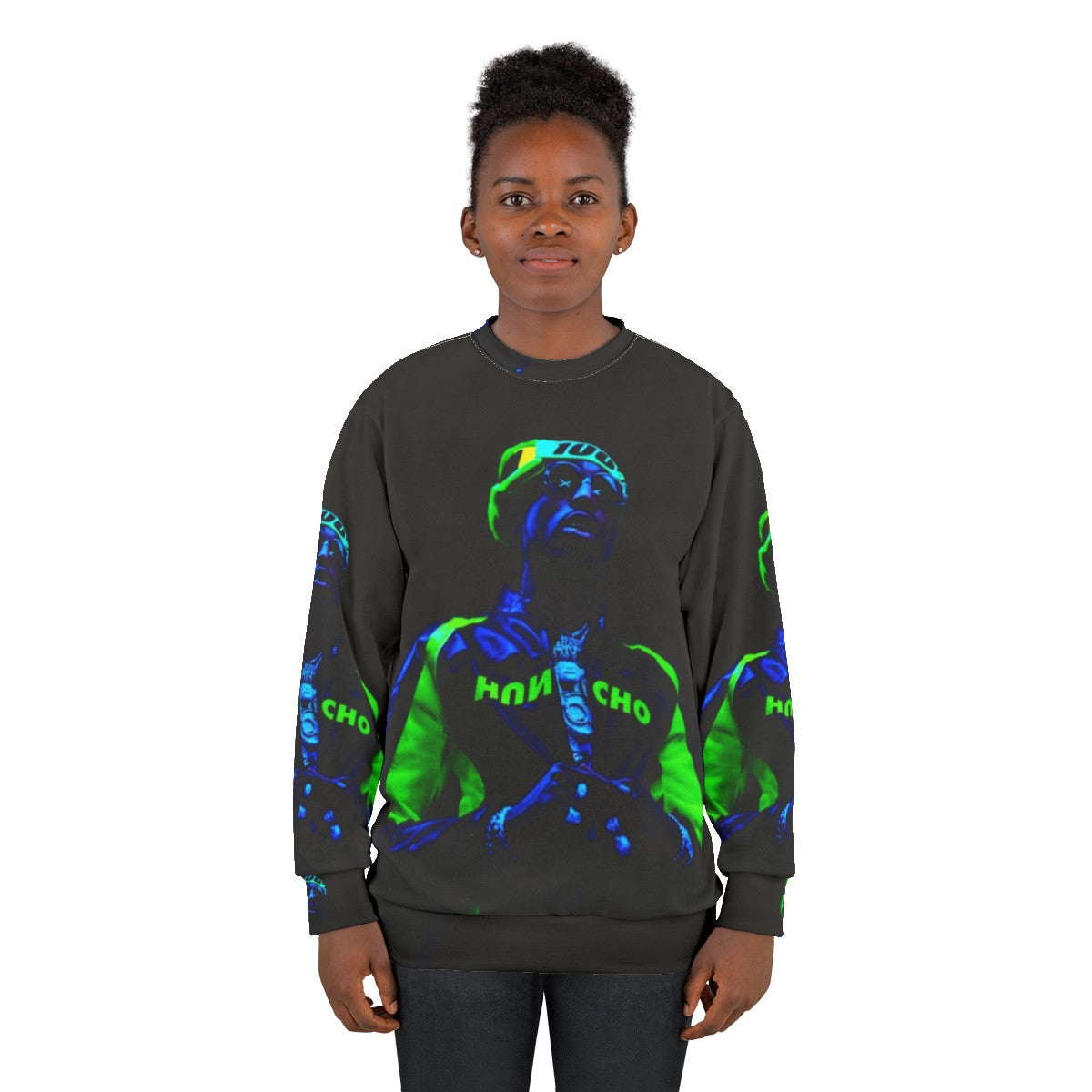 Quavo Migos Neon Green Sweatshirt - women