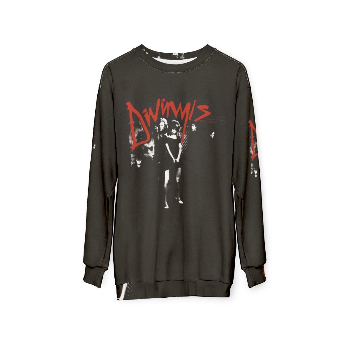 Australian Punk Rock Band Sweatshirt with Divinyls Music - hanging