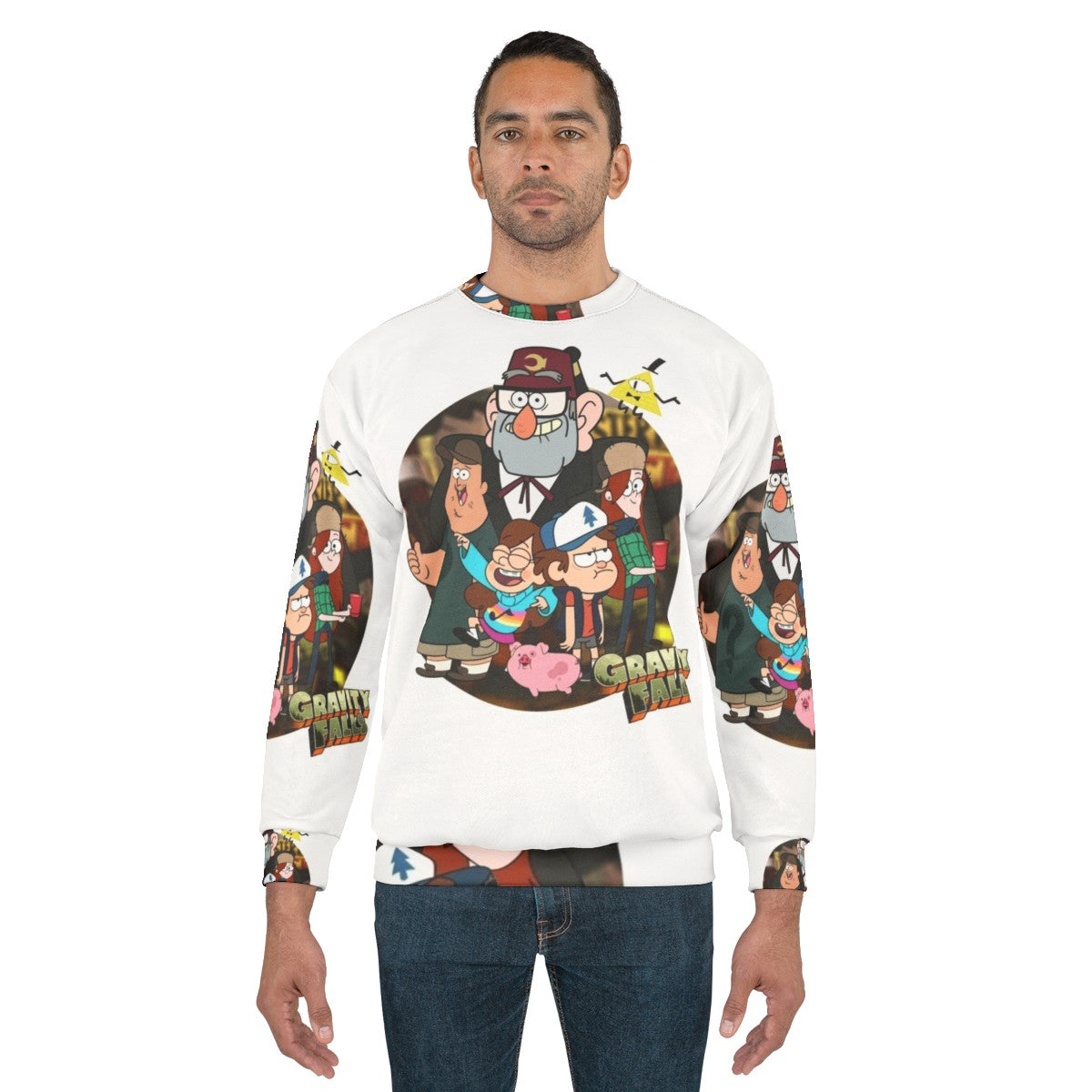 Gravity Falls Cartoon Sweatshirt - men