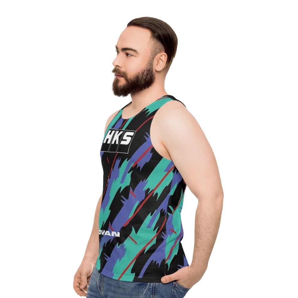 HKS Advan JDM Unisex Tank Top - men side