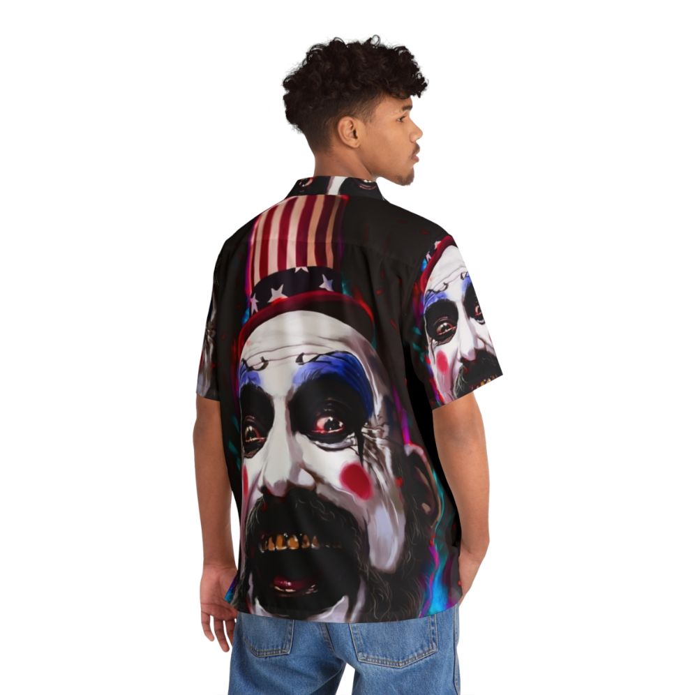 Captain Spaulding Hawaiian Shirt with Vibrant Tropical Print - People Back