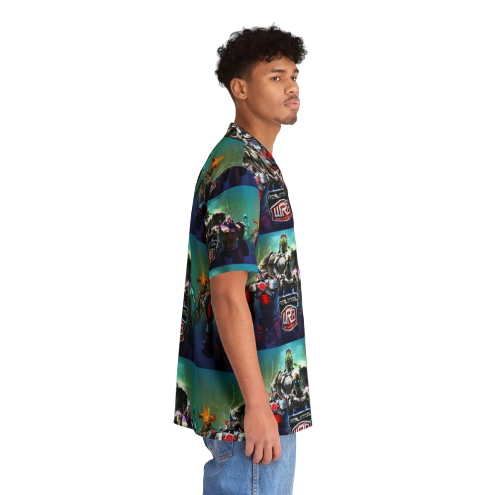 Real Steel Hawaiian Shirt for Gamers - People Pight