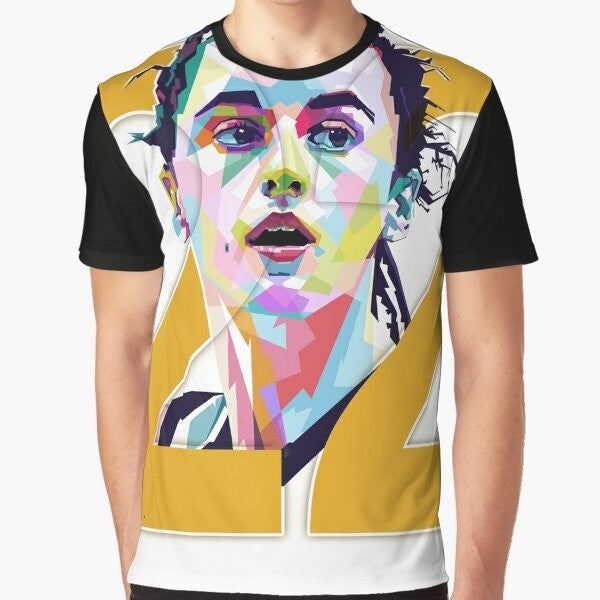 Caitlin Clark Pop Art Graphic T-Shirt