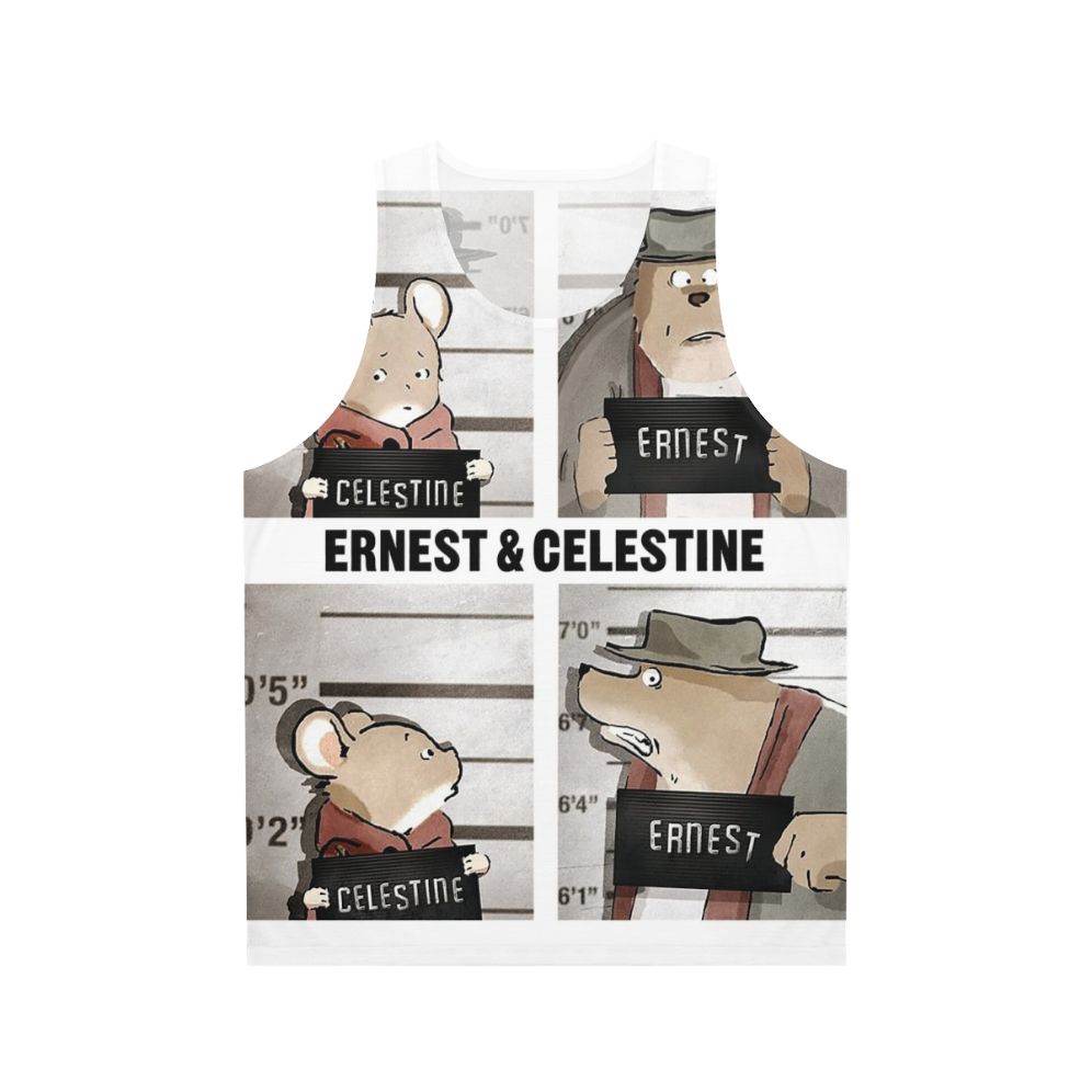 Unisex tank top featuring Ernest and ET from the 90s comedy animation