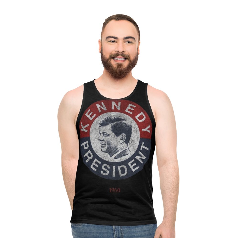 Vintage Kennedy For President Retro Tank Top - men