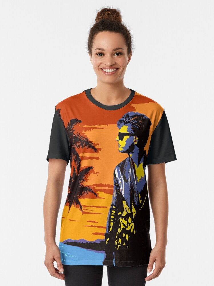 Luis Miguel Mexican Artist Beach Graphic T-Shirt - Women