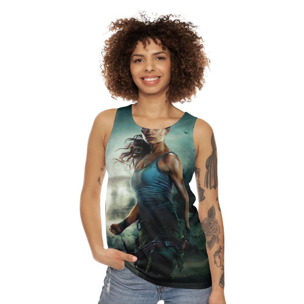 Alicia Vikander "Tomb Raider" Movie Merchandise Tank Top - women