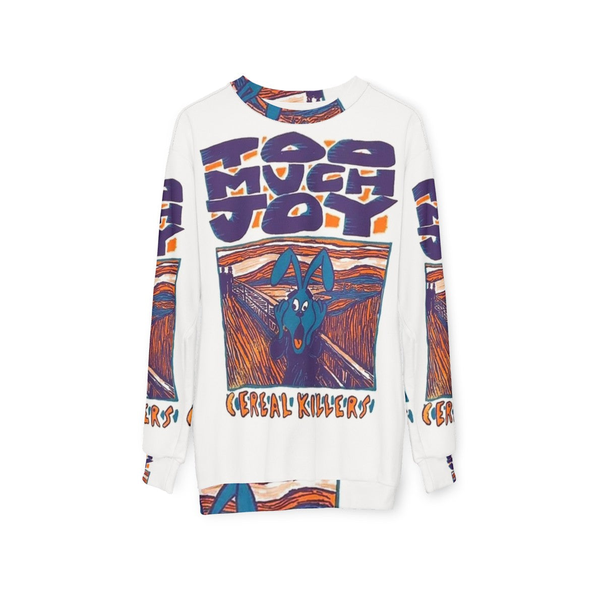 Cereal Killers pop punk band sweatshirt - hanging