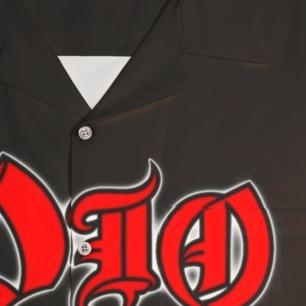 Dio Rock Hawaiian Shirt with Music Genre - Detail