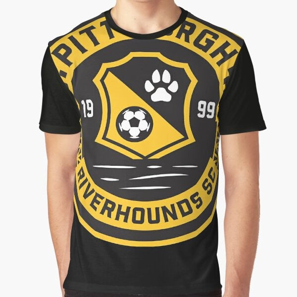 Pittsburgh Riverhounds Soccer Team Graphic T-Shirt