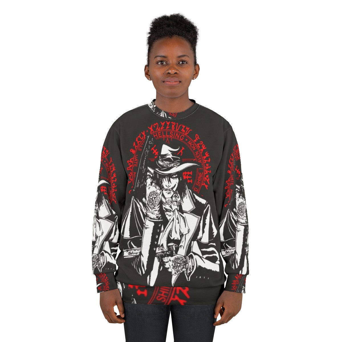 Hellsing Alucard Anime Vampire Supernatural Sweatshirt - women