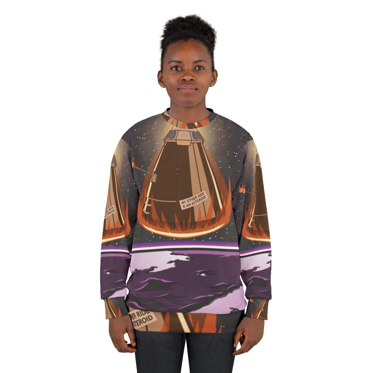 Kamping Wide Sweatshirt - Kerbal Space Program Fan Apparel - women