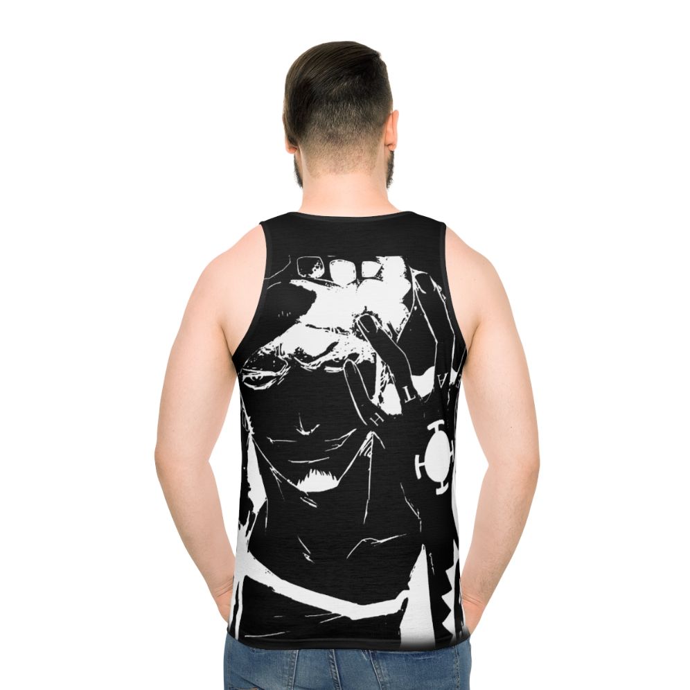 Trafalgar Law Unisex One Piece Anime Tank Top - men back