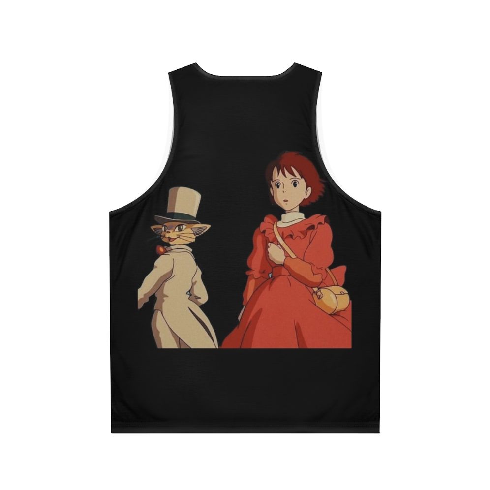 The Wind Rises Unisex Tank Top featuring Powerful Characters from the Studio Ghibli Film - Back