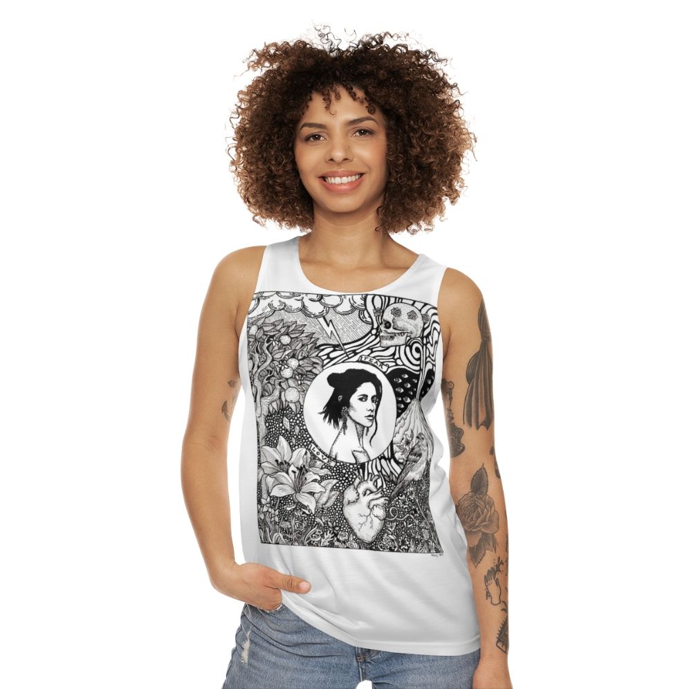 Marina and the Diamonds Unisex Tank Top - women