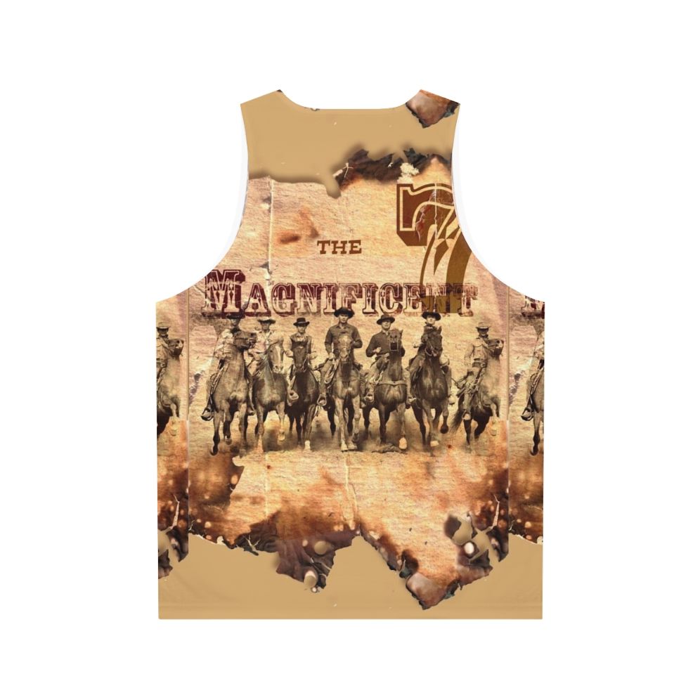 Vintage Western Cowboy Movie Actor Tank Top - Back