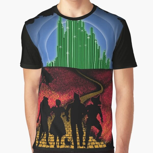 Wizard of Oz Yellow Brick Road Graphic T-Shirt