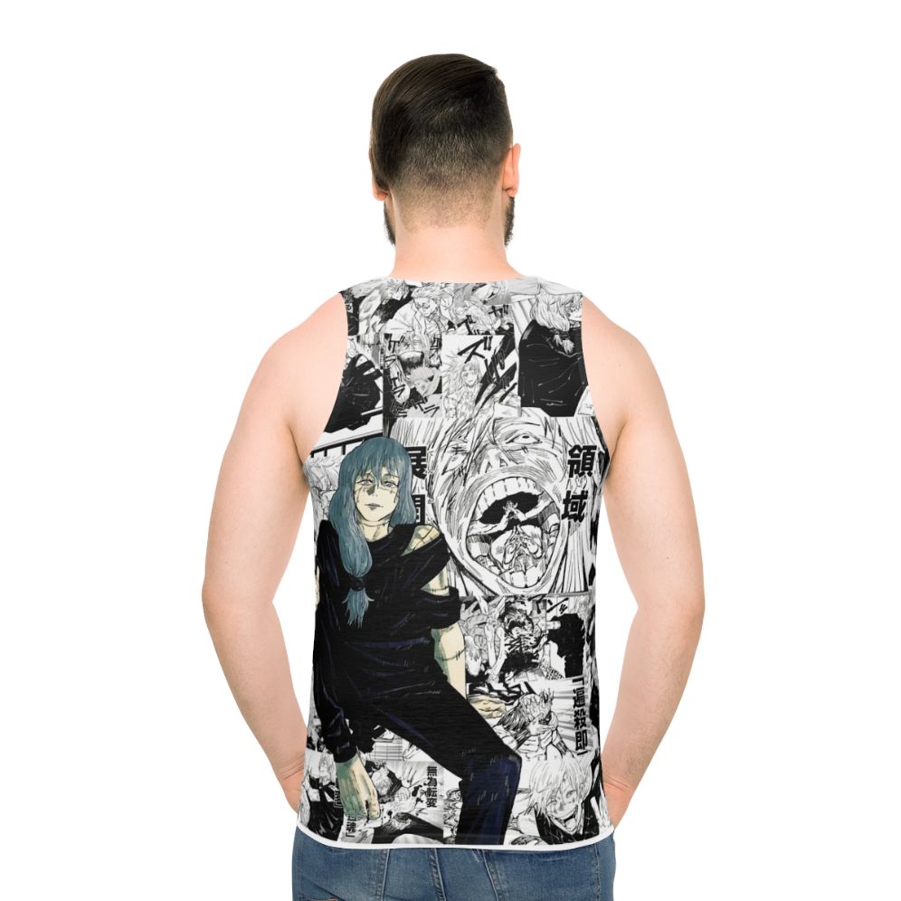 Unisex Jujutsu Kaisen Mahito Anime Tank Top - men back