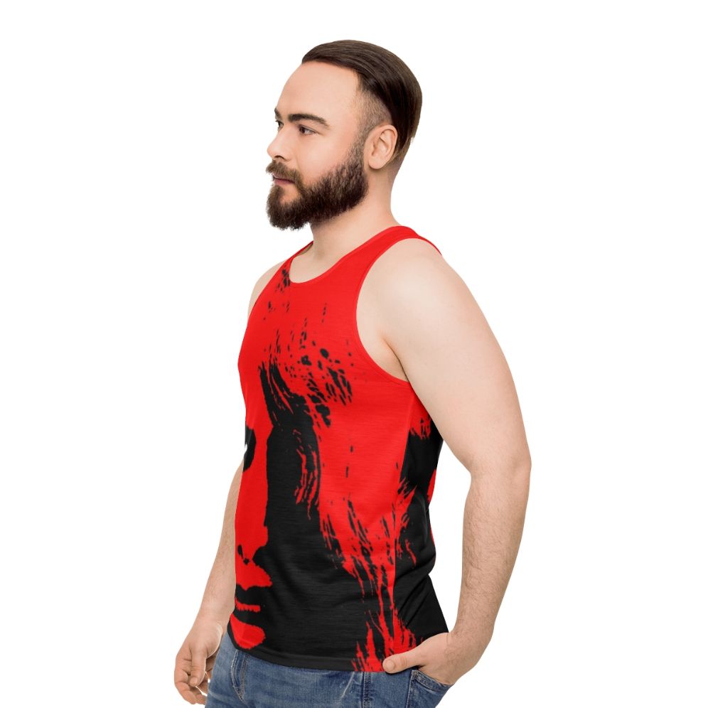 Retro Night of the Living Dead Zombie Unisex Tank Top - men side