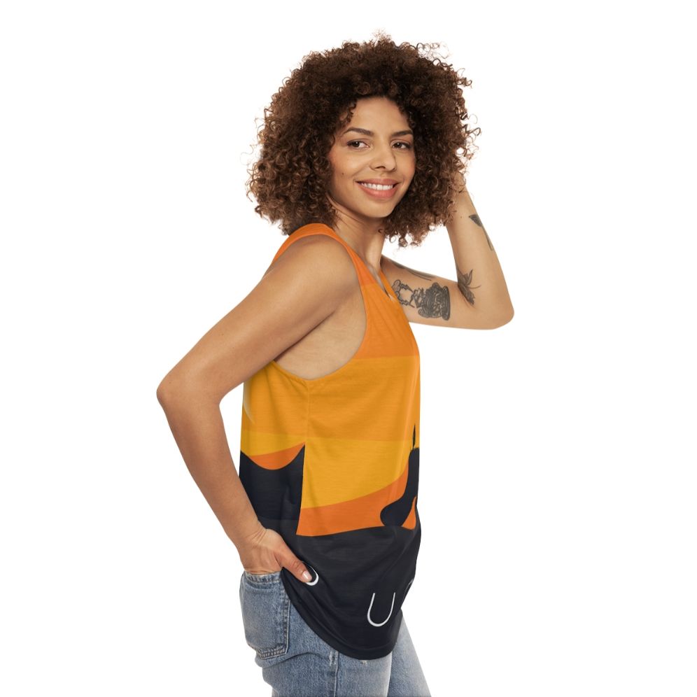 Dune 2021 Arrakis Poster Unisex Tank Top - women side