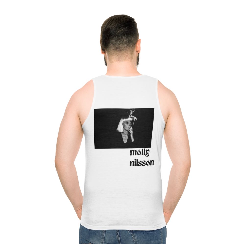 Molly Nilsson Berlin Indie Synthpop Coldwave Unisex Tank Top - men back