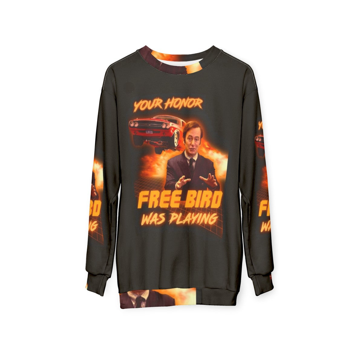 Free Bird Graphic Sweatshirt - hanging