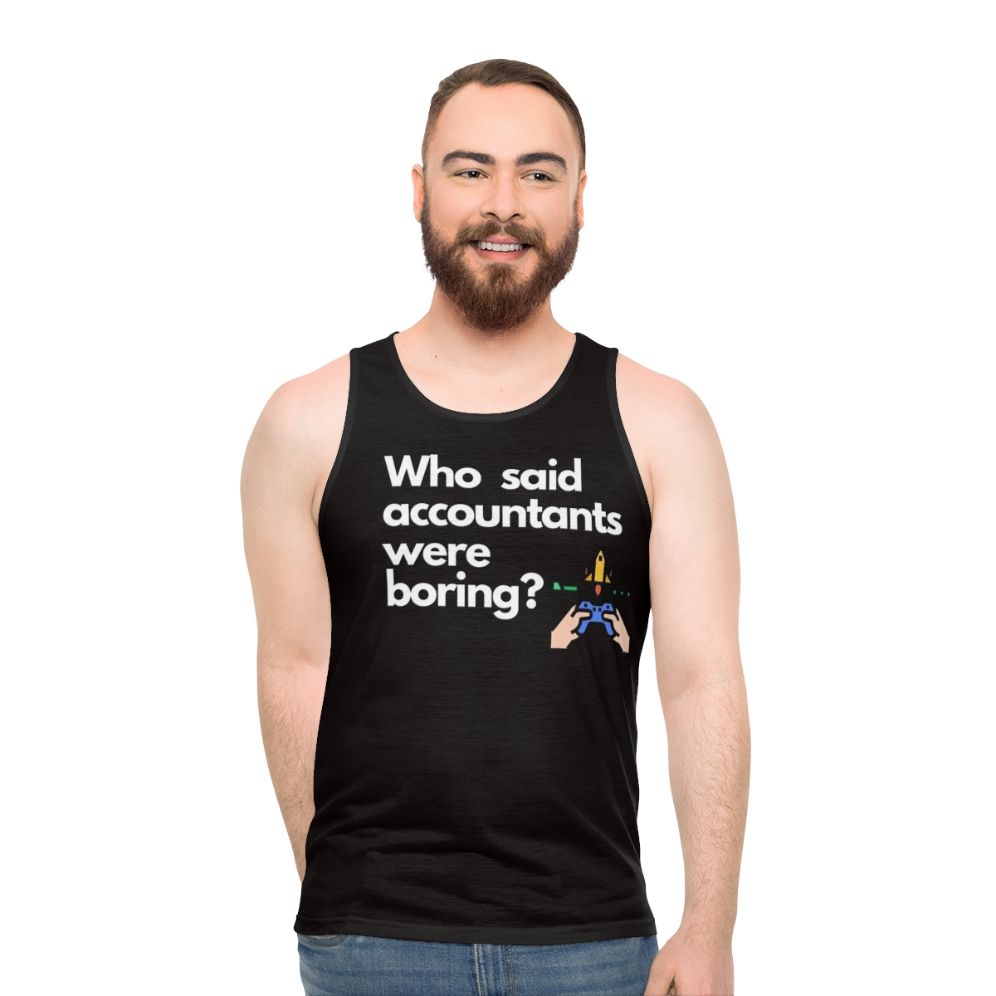 Unisex "Who Said Accountants Were Boring" Tank Top - men