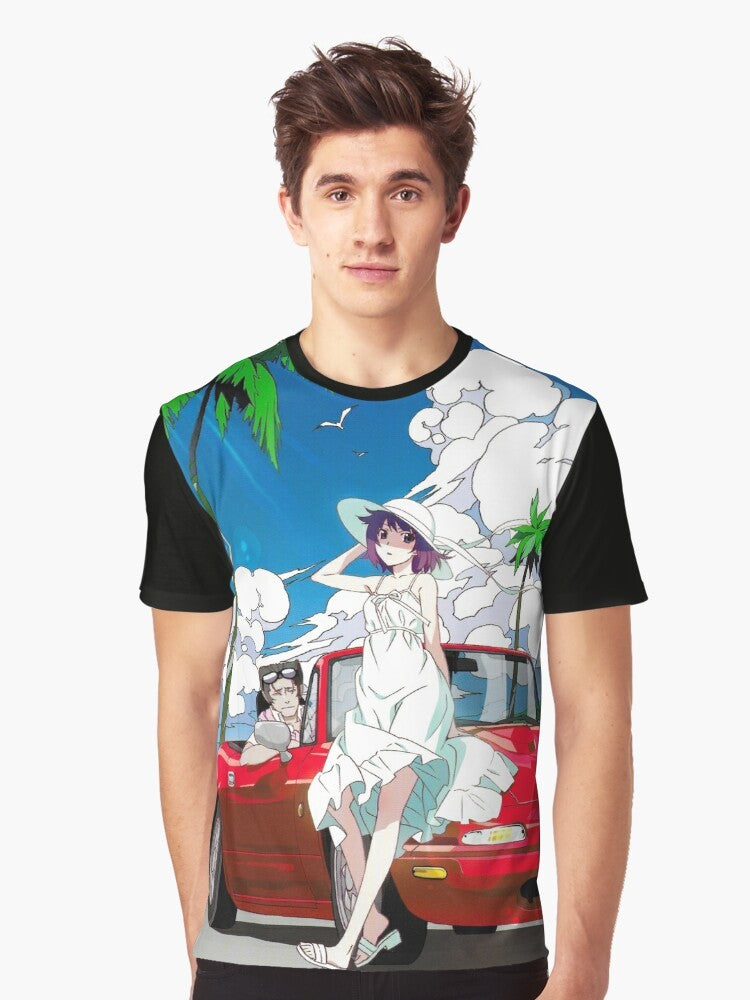 Monogatari Series "Fast Love" Anime Graphic T-Shirt - Men