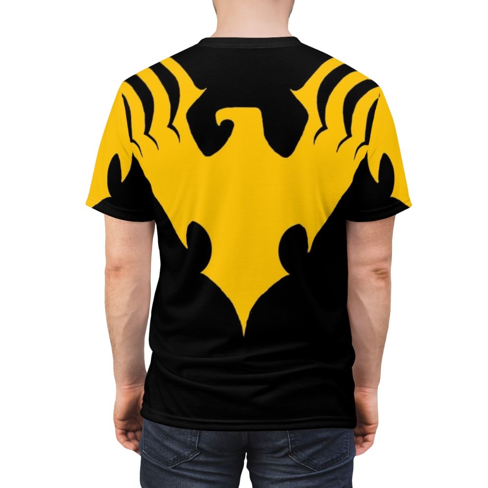 Quentin Quire inspired phoenix force custom t-shirt design - men back