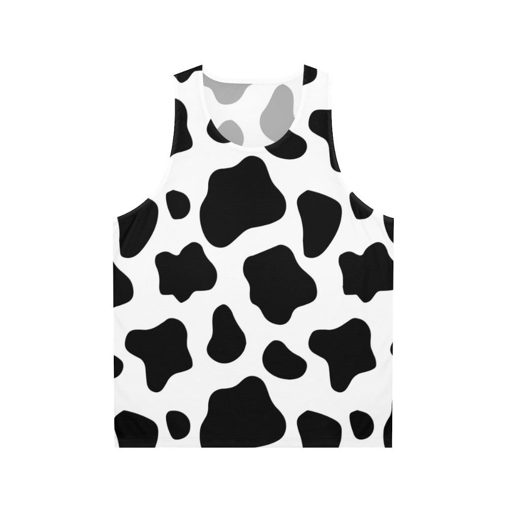 Cow Spots Pattern Unisex Tank Top