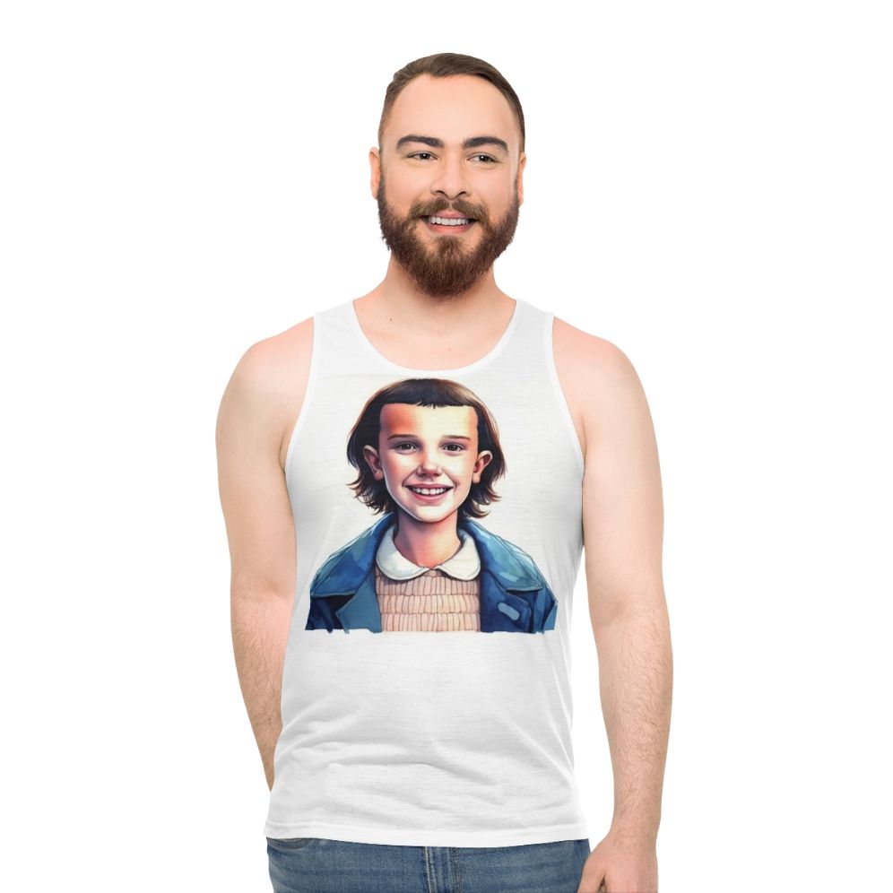 Eleven Stranger Things Unisex Tank Top - men