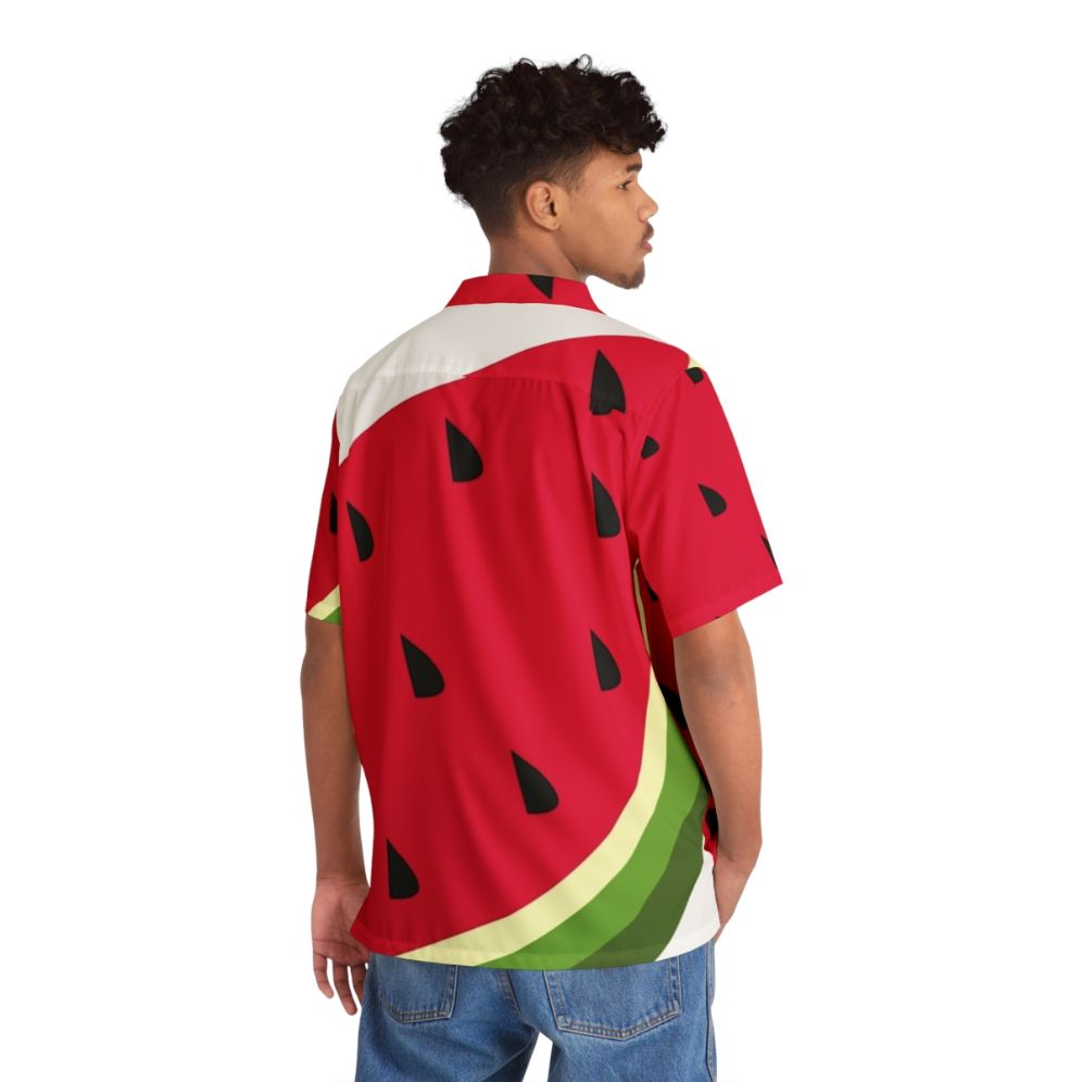 Watermelon design hawaiian shirt - People Back