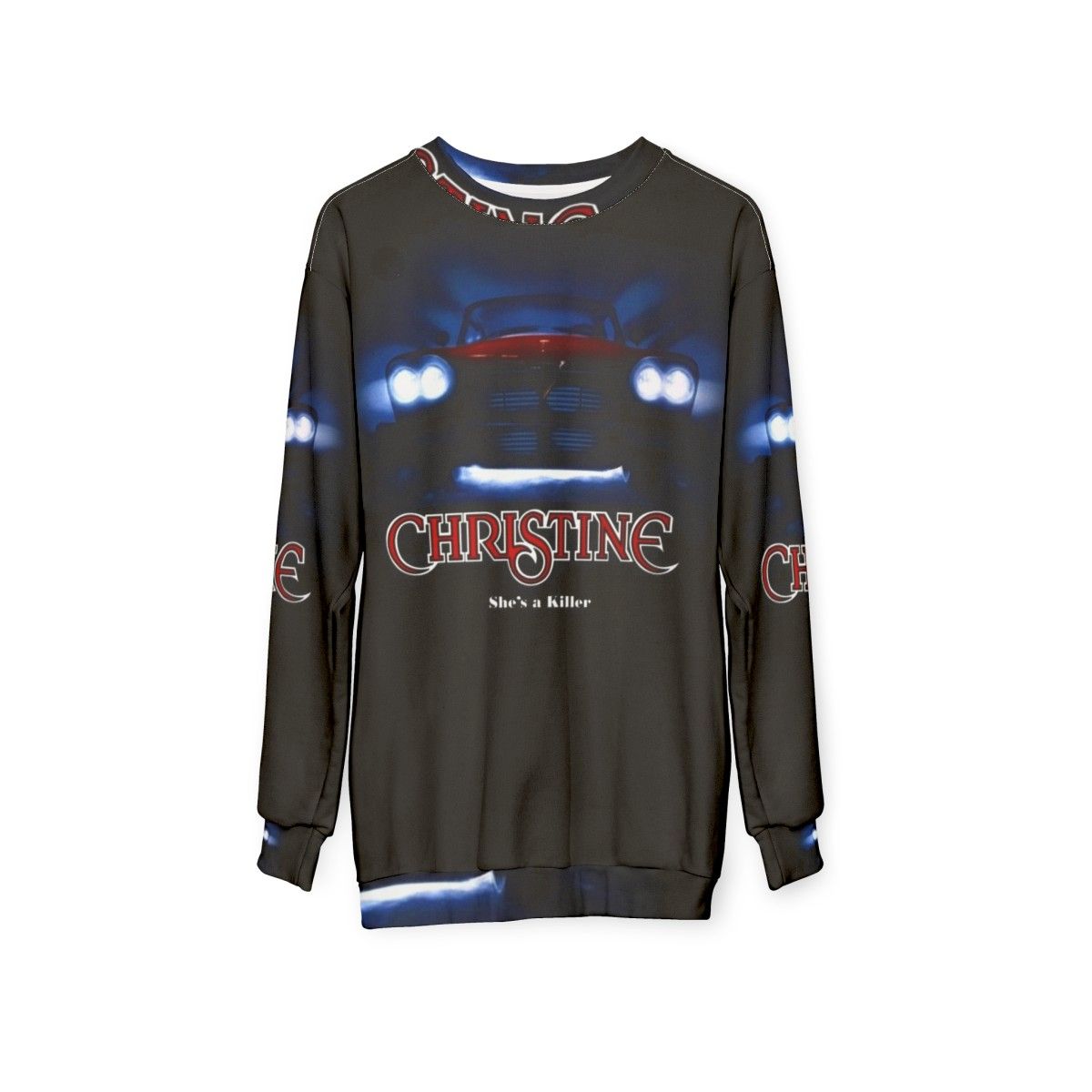 Awesome Christine movie car sweatshirt - hanging