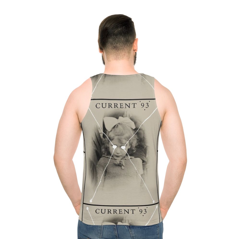 Current Girl Unisex Neo Folk Tank Top - men back