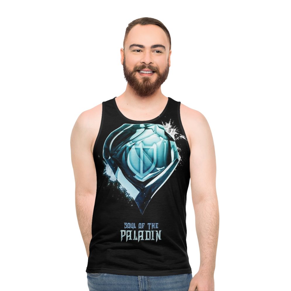 Final Fantasy FFXIV Paladin Crystal Soul Unisex Tank Top - men