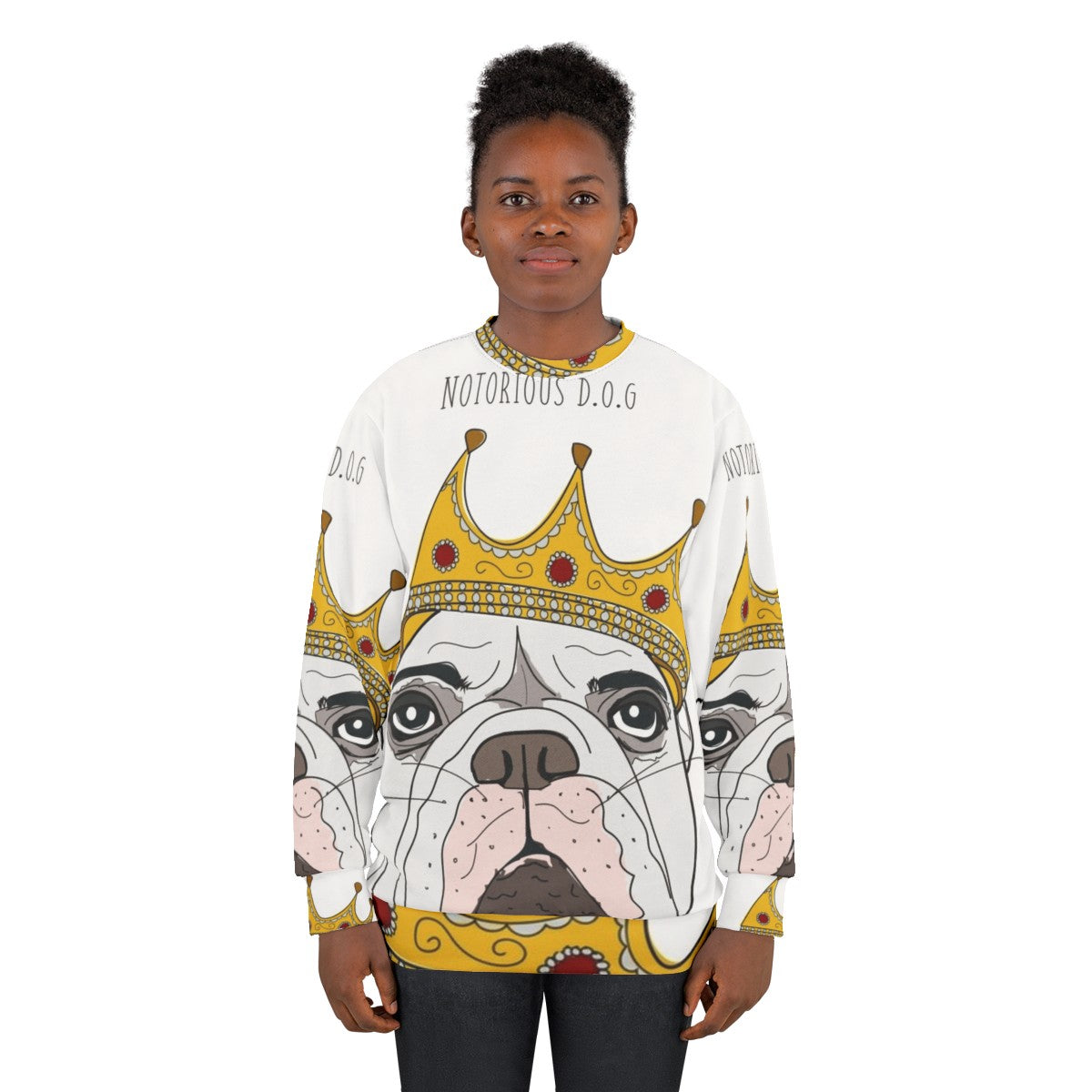 Notorious D.O.G. celebrity dog sweatshirt - women