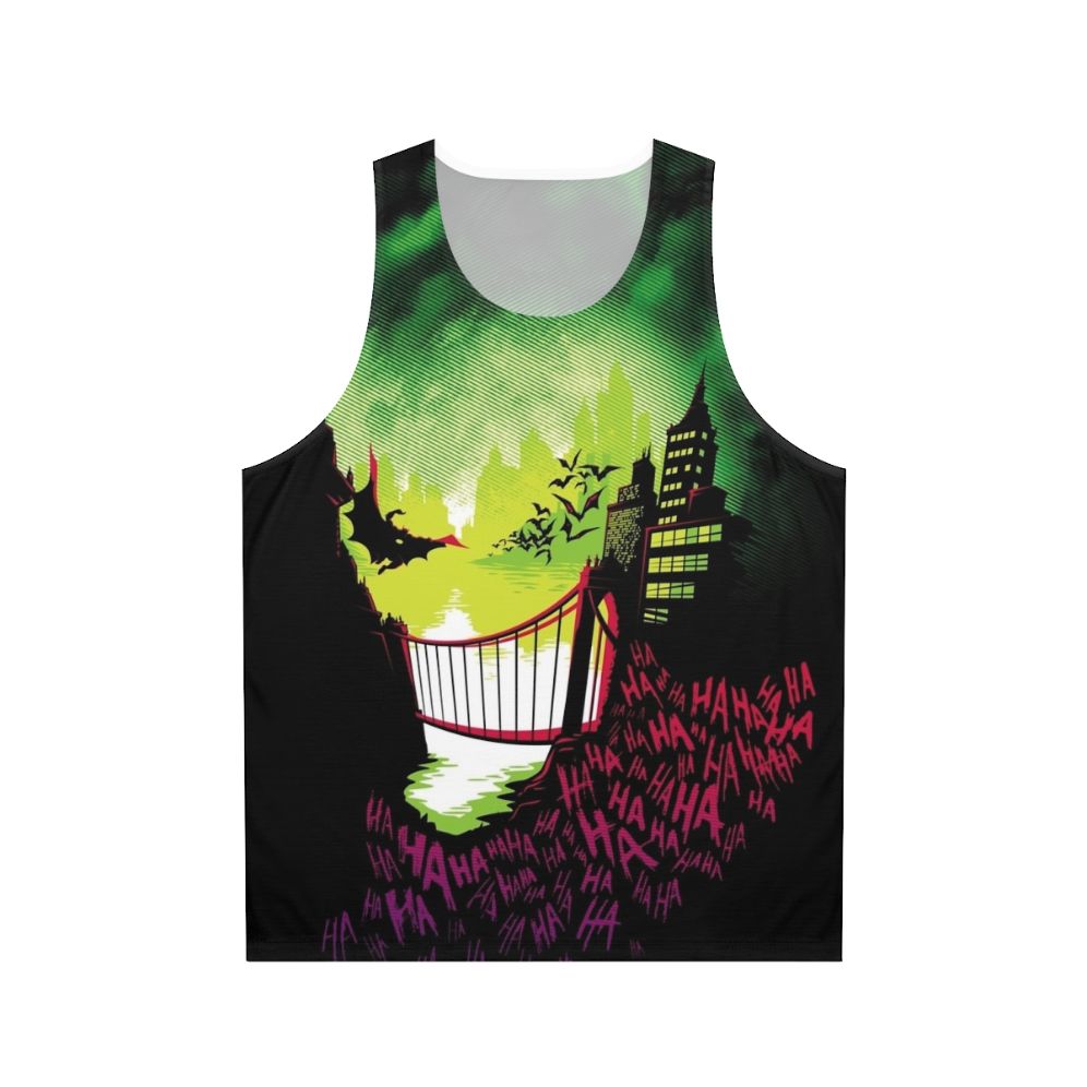 Joker and Batman Comic Book Unisex Tank Top