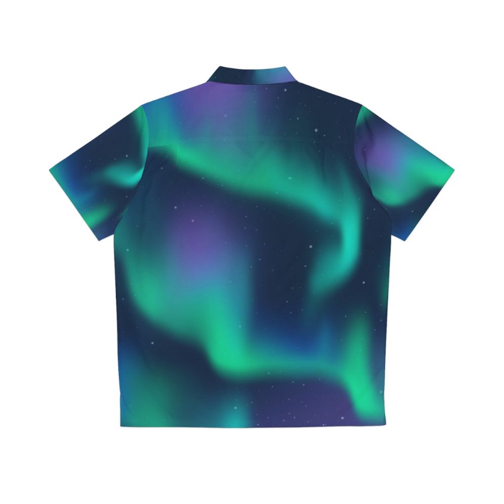 Aurora Borealis Northern Lights Hawaiian Shirt - Back