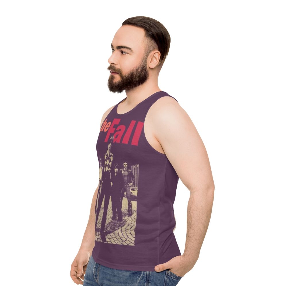 Unisex 'The Fall' Post Punk Band Tank Top - men side