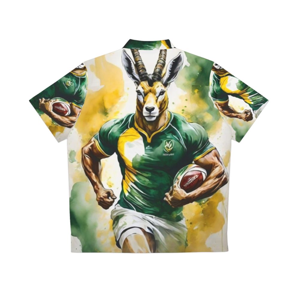 Springboks Hawaiian Style Rugby Shirt - Back