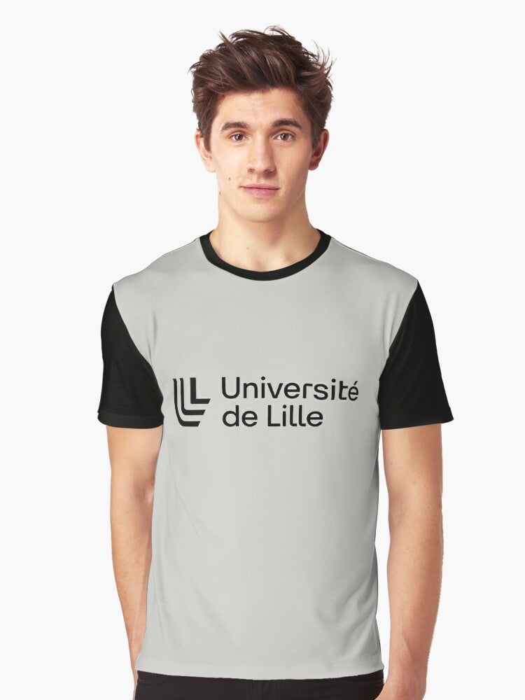 Université de Lille Graphic T-Shirt with university logo and text - Men