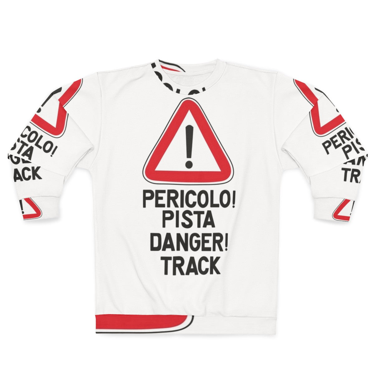 Pericolo Pista Racing Sweatshirt with Formula 1 design