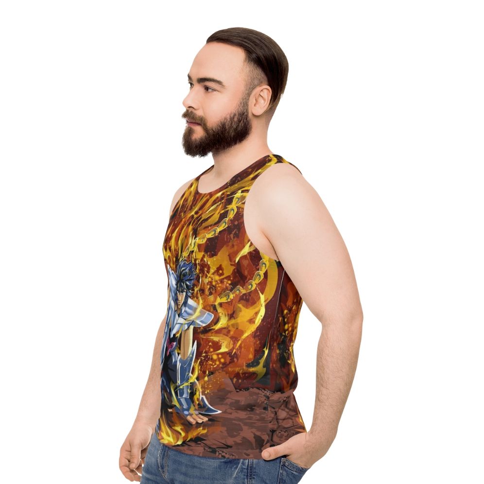 Rising Phoenix Unisex Tank Top - men side