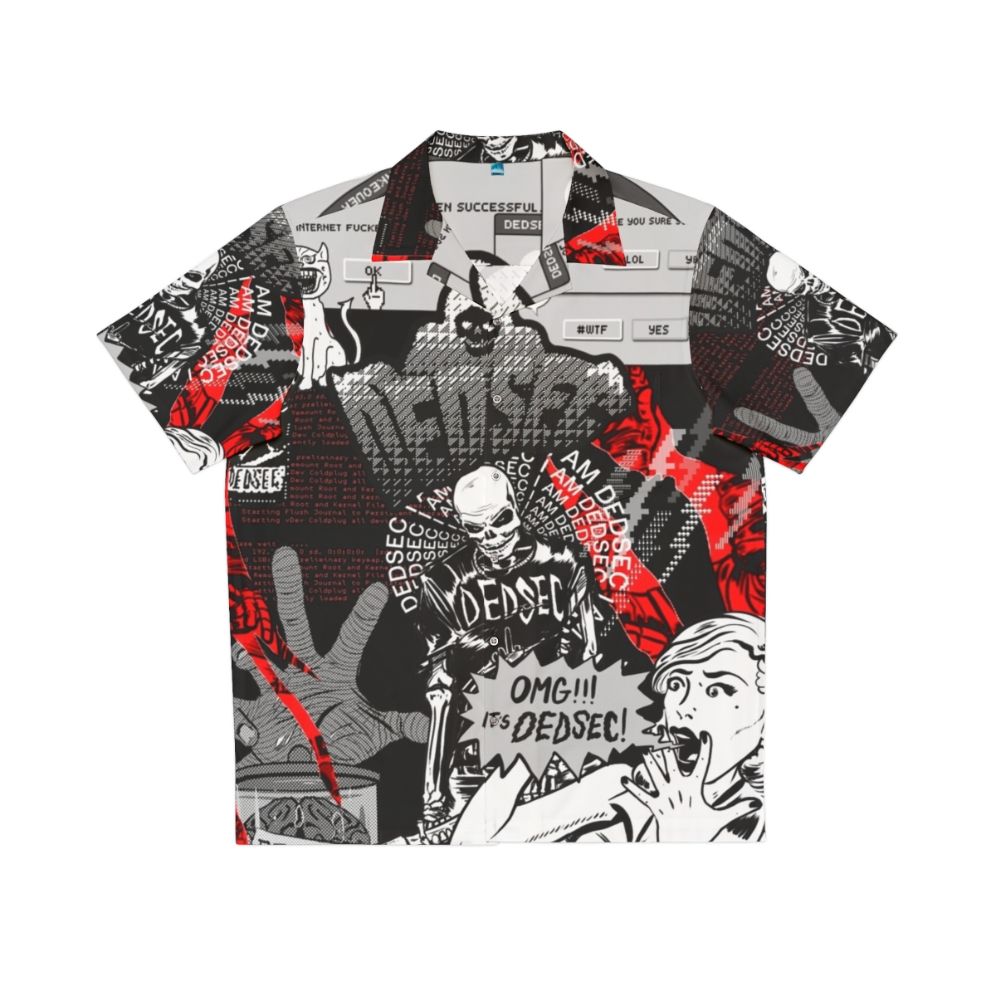 Dedsec Design Hawaiian Shirt