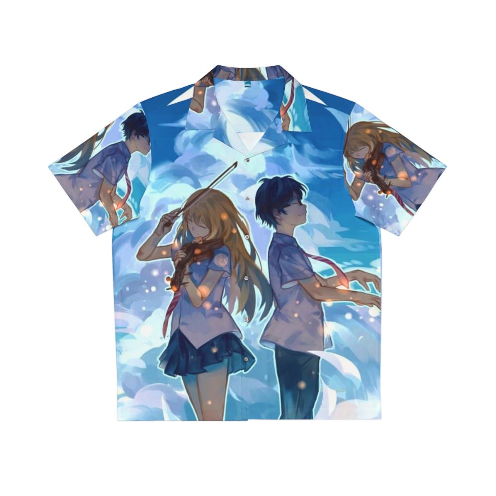 Your Lie In April Themed Hawaiian Shirt