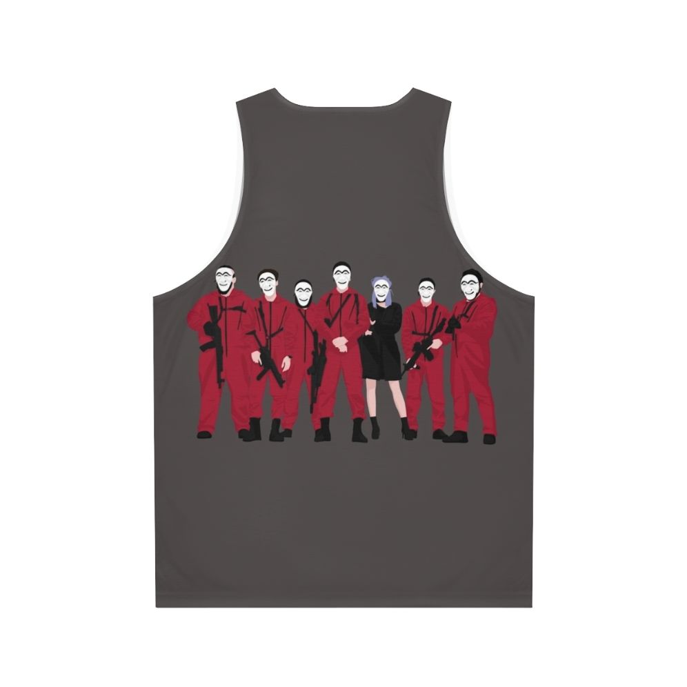 Money Heist Unisex Tank Top - Back