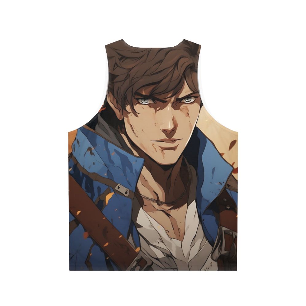 Castlevania Nocturne Richter Belmont Unisex Tank Top - Back