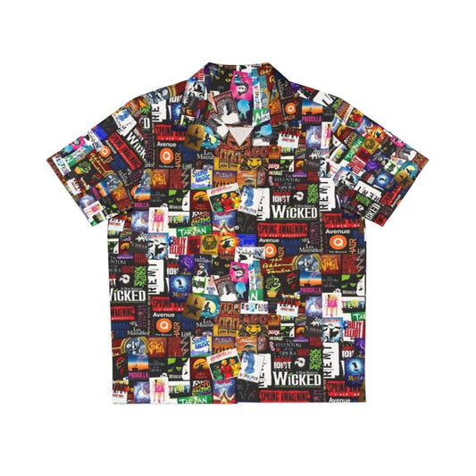 Musicals Collage Hawaiian Shirt for Performing Arts Enthusiasts