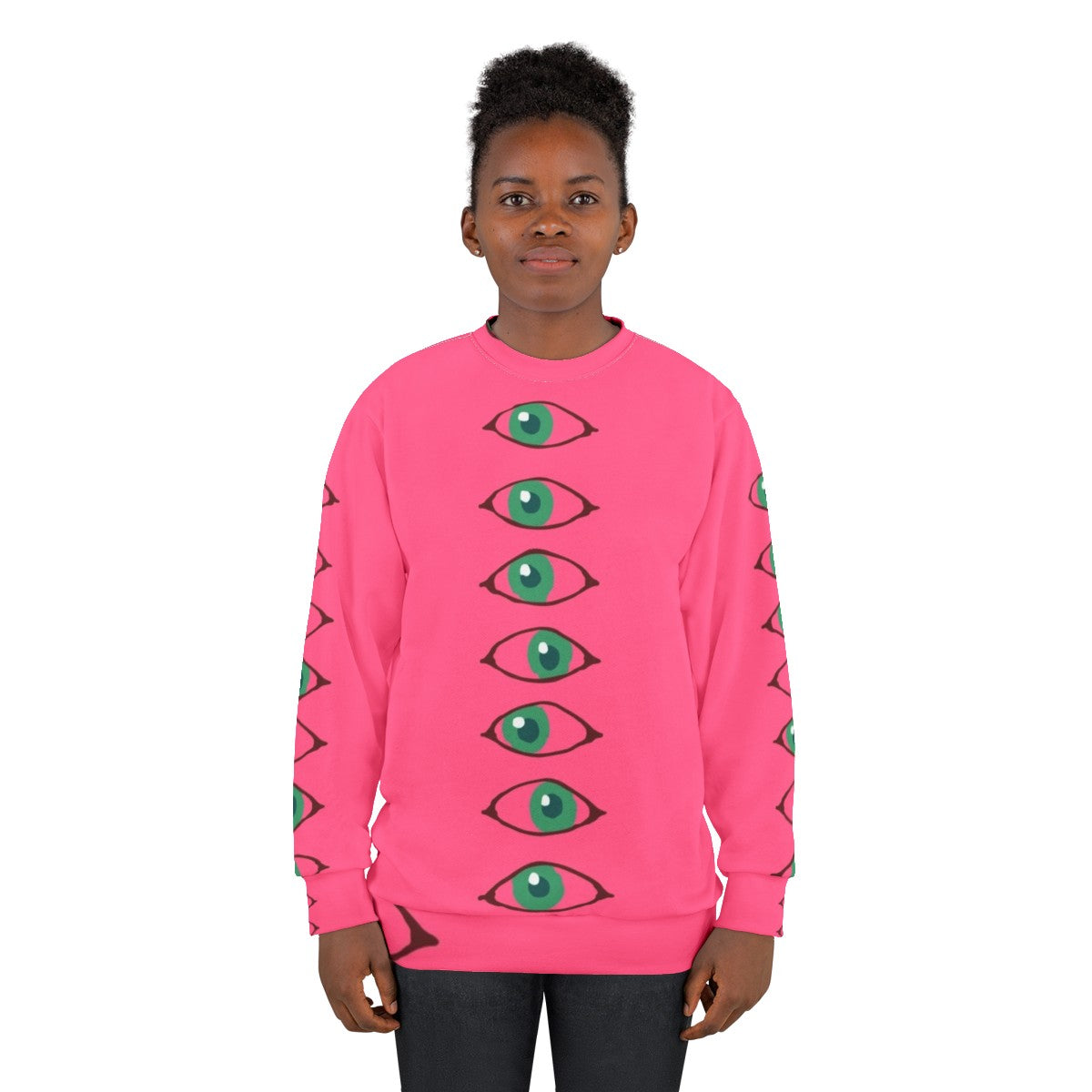 "No More Heroes Shifty Eye Sweatshirt" - women