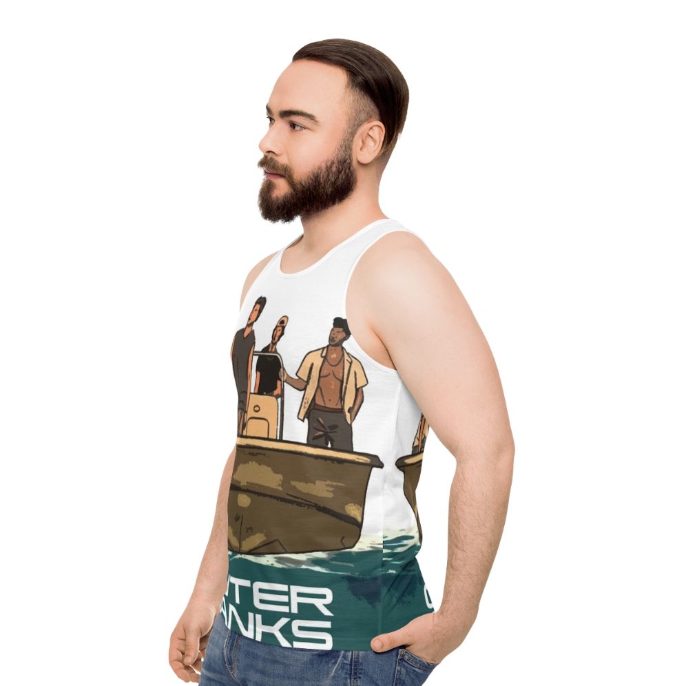 Outer Banks Netflix Unisex Tank Top - men side